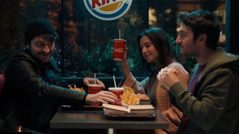 "Coca-Cola artık Burger King’de"