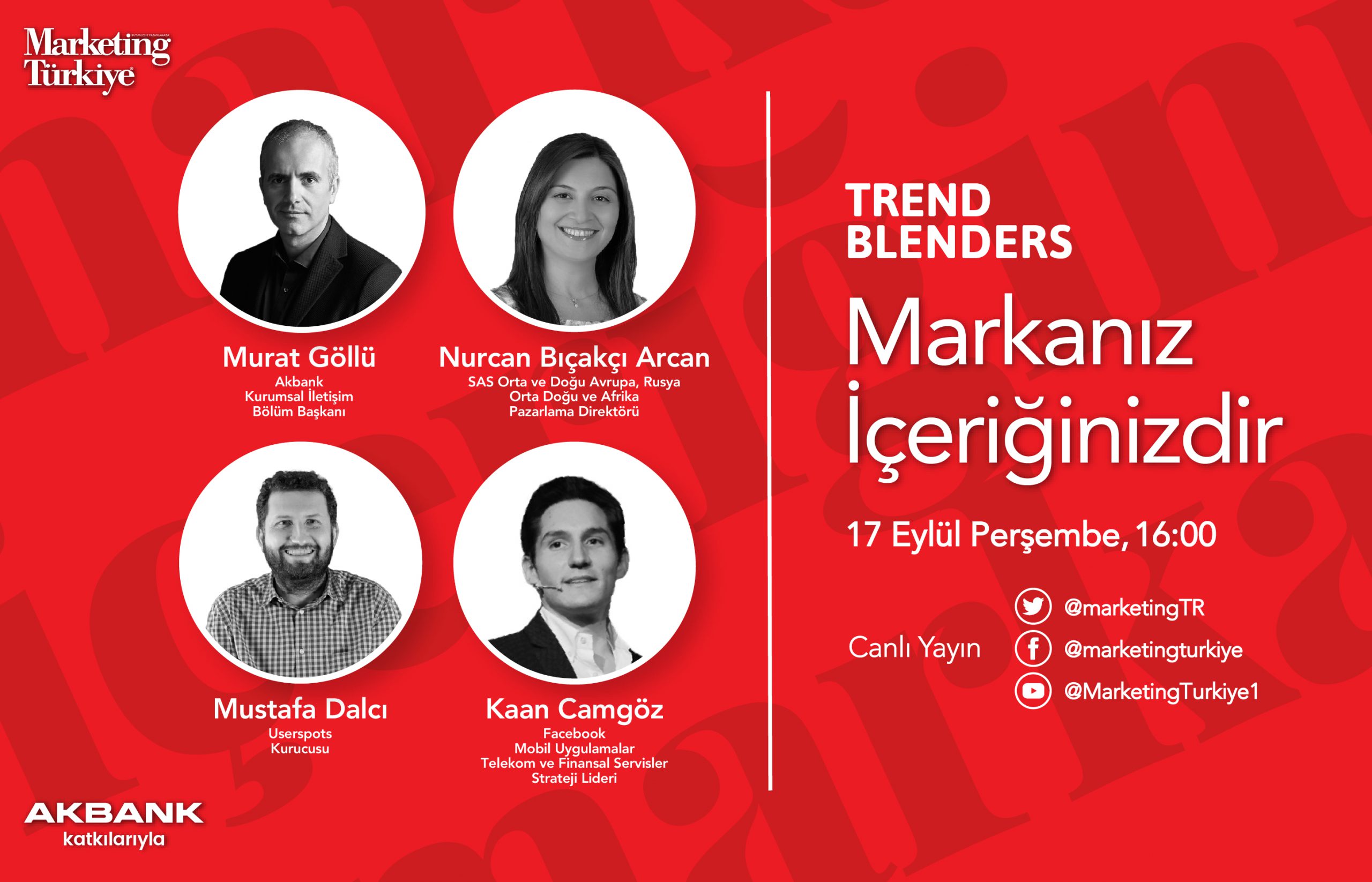 Trend Blenders'da bu kez; Markanız İçeriğinizdir konuşulacak