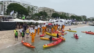 Çevre örgütleri Cannes oturumlarını provoke etti