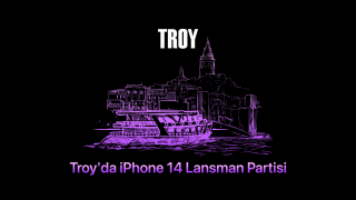 Troy iPhone 14 lansman partisi