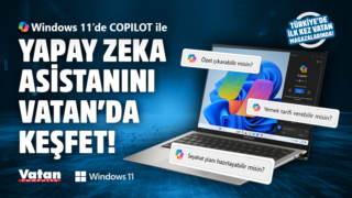 Microsoft 11, copilot Vatan Bigisayar