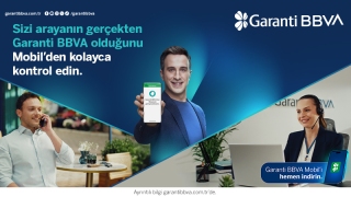 Garanti BBVA’dan gelen aramalar mobil üzerinden yapılan bildirimle, güvenle gerçekleşiyor...