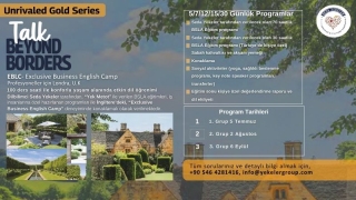 EBLC Eğitim "Exclusive Business English Camp", Londra'da başlıyor!