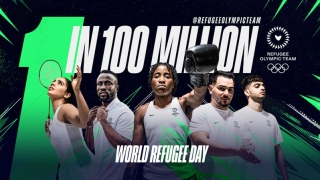 100 milyon mülteci için 1 Olimpiyat takımı...