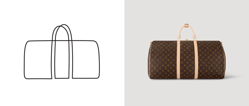 Louis Vuitton'dan tek çizgi illüstrasyon şov