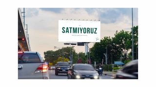 “SATMIYORUZ” mesajı ile inşaat sektöründe merak uyandırıyor